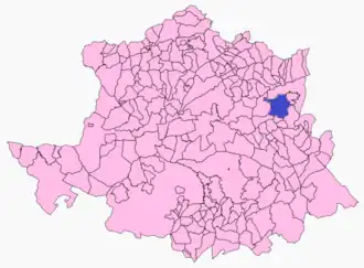 Kaart van Navalmoral de la Mata