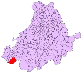 Kaart van Navalonguilla