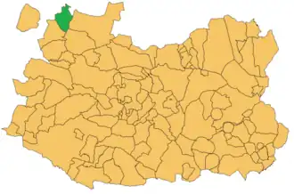 Kaart van Navas de Estena