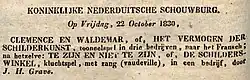 Nederlandsche staatscourant 22-10-1830