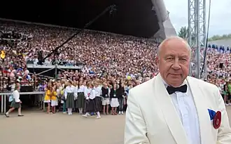 Neeme Järvi in 2009 tijdens het XXV Laulupidu (Estisch Zangfeest) op 4 juli 2009