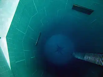 Het zicht in de diepte in Nemo 33