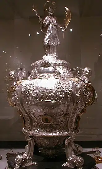 Reliekschrijn in zilver (18e eeuw)