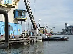 Neptunushaven, gezien vanaf de Nieuwe Hemweg