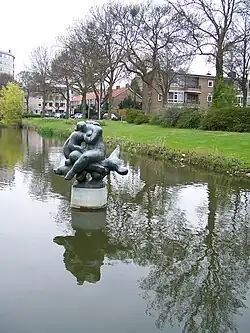 Nereïde op Triton (1972), Ridderplantsoen, Utrecht