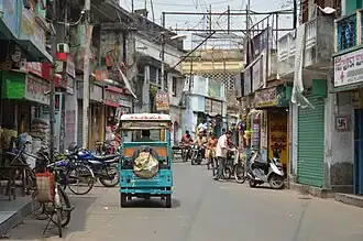 Netaji Road in Murshidabad (2017)