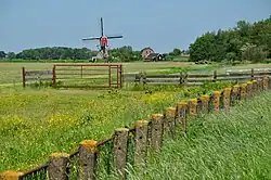 Lagenwaardse polder met de gelijknamige molen