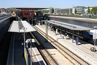 Station Neu-Ulm na de verbouwing in 2007