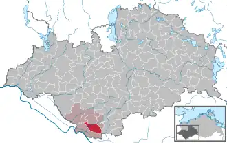 Kaart van Neu Kaliß