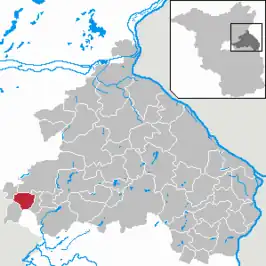 Kaart van Neuenhagen bei Berlin