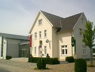 Stationsgebouw van Neuenkirchen, tegenwoordig een cultureel centrum (2007)