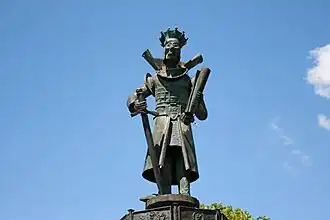 Standbeeld van Engelbert III van der Mark in Neuenrade.