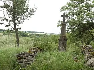 Wegkruis in Neufmoulins / Neumühlen im Saargau