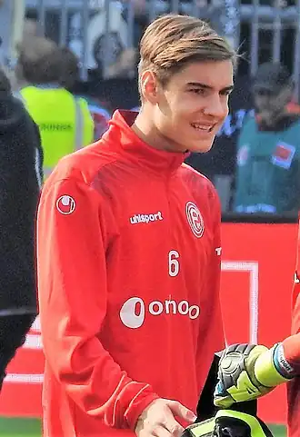 Neuhaus in 2017 als speler van Fortuna Düsseldorf