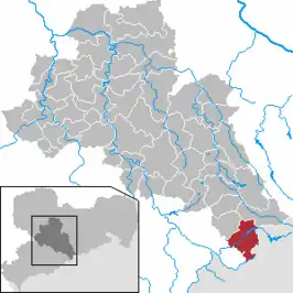 Kaart van Neuhausen/Erzgeb.