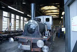 Neuhoffnungshütte II ("NS 6513") tijdens restauratie te Hoorn.