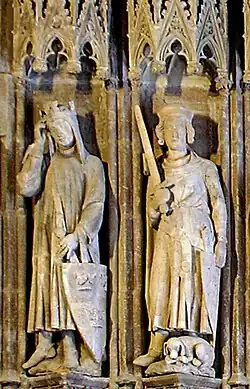 Twee van de Negen helden, raadhuis van Keulen