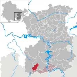 Kaart van Neundorf (Rosenthal am Rennsteig)