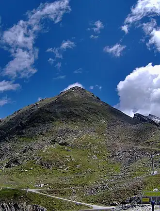 De Neunerkogel vanaf het Speicher Finstertal