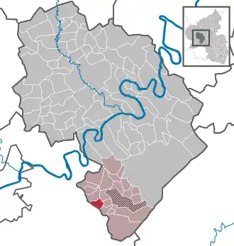 Kaart van Neunkirchen (Hunsrück)