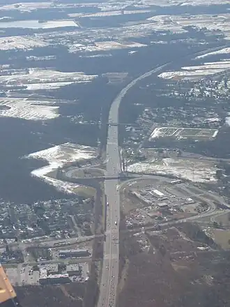 De New Jersey Turnpike bij Hightstown, New Jersey (2007)