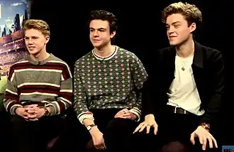 New Hope Club in 2018, met van links naar rechts: George Smith, Blake Richardson en Reece Bibby