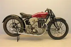 Sportief 500 cc-model met een eigen motorblok uit 1927