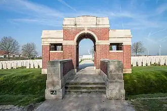 Toegang tot de begraafplaats