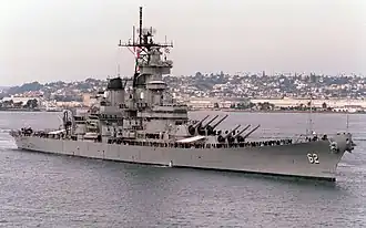 USS New Jersey in 1985