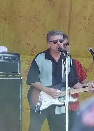 Johnny Rivers tijdens het New Orleans Jazz Fest anno 2007
