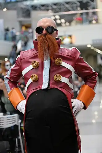 Cosplayer Dr Eggman, New York Comic Con 2014.