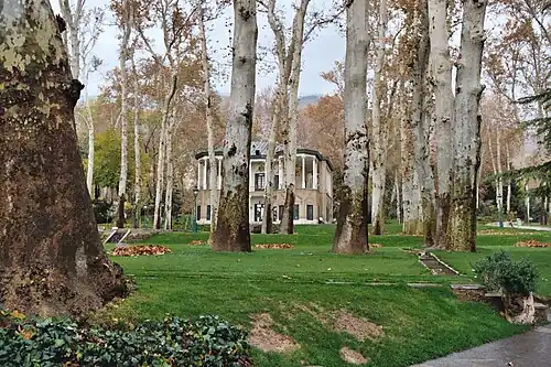 Niavaran Paleis in Noord Teheran