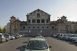 De achterkant zonder overkapping