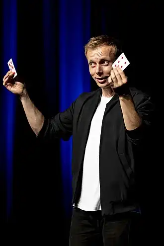 Nicholas Arnst tijdens 'In alle eerlijkheid'