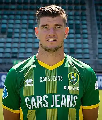 Kuipers in 2018 als speler van ADO Den Haag