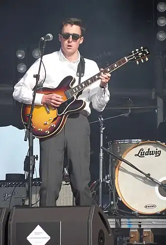 Nick Waterhouse treedt op op het Primaverafestival 2013
