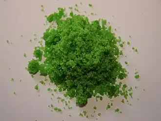 Nikkel(II)chloride-kristallen (hexahydraat)