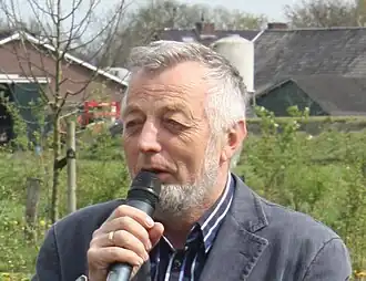 Nico de Haan bij de opening van NatuurlijkBuiten (2012)