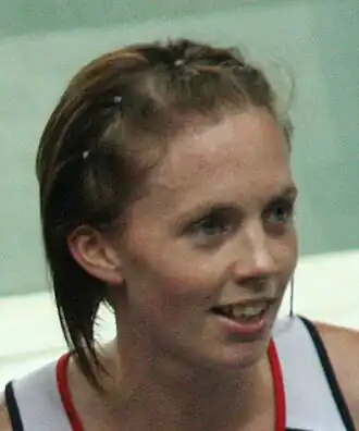 Nicola Sanders tijdens de WK van 2007 in Osaka.