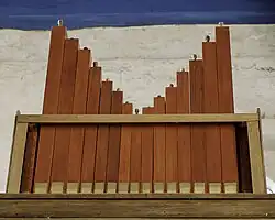 Het kistorgel uit 2000 (niet meer aanwezig)