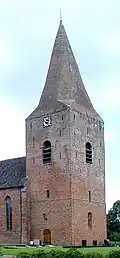 Nederlands Hervormde kerk met Juffertoren te Onstwedde