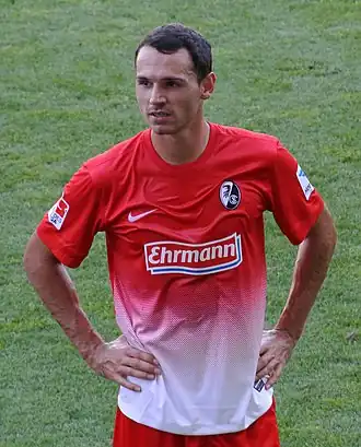 Höfler in 2013 als speler van SC Freiburg