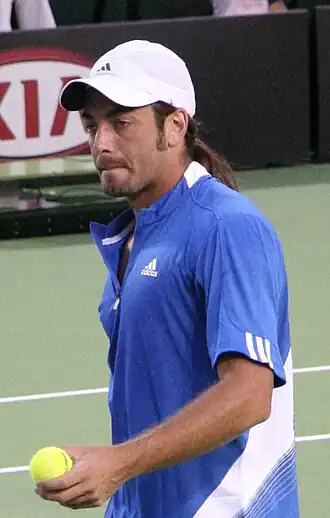 Nicolás Massú op het Australian Open in 2007