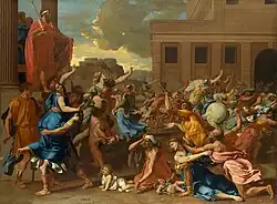 De Sabijnse maagdenroof - Nicolas Poussin