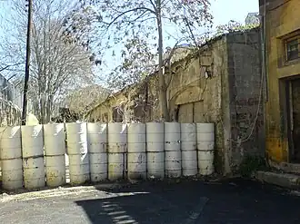 De Groene Lijn in de Cypriotische hoofdstad Nicosia die door UNFICYP bewaakt wordt.