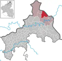 Kaart van Niederfischbach