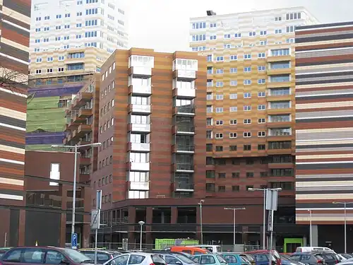 Het nieuwe Waterlandplein in aanbouw