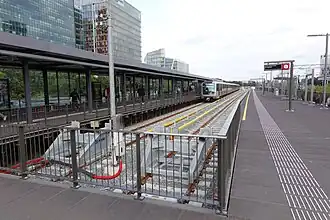 De kopsporen van de Noord/Zuidlijn op 24 september 2022.
