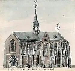 Middeleeuwse kloosterkerk (reconstructie Ph. v. Gulpen)
