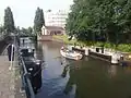Nieuwe Entrepotdokschutsluis met brug 352